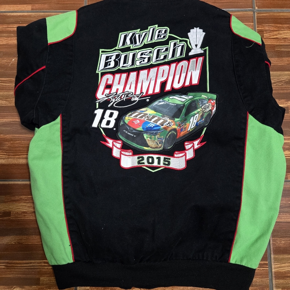 M&M's Racing Champion Black Racing Jacket - Picture 2 of 12